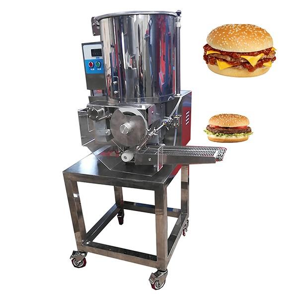 Industrial Commercial Electric Hamburger Press Stuffed Burger Patty Maker #1 image