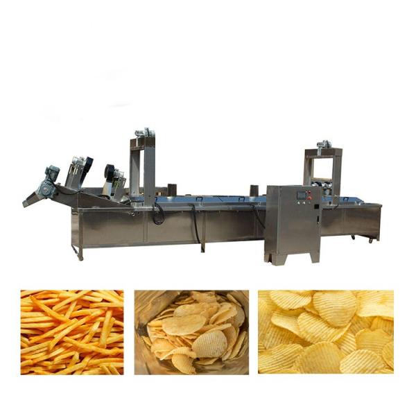 Automatic Frying Food Crisp Machines Potato Crisp Processing Line Salad Chips Making Machine Supplier Auto Salad Snack Food Machine #3 image